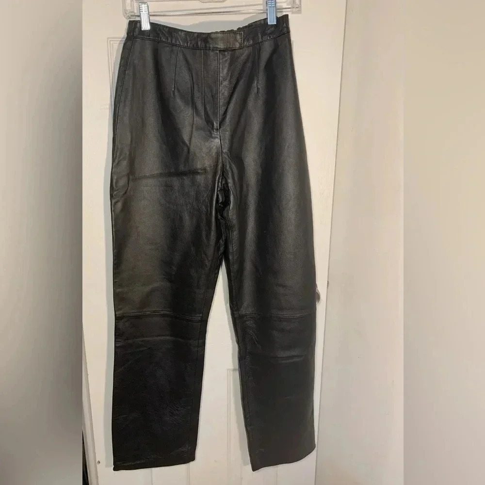 Jessica Holbrook 100% Genuine Leather Pants Women’s Size 6